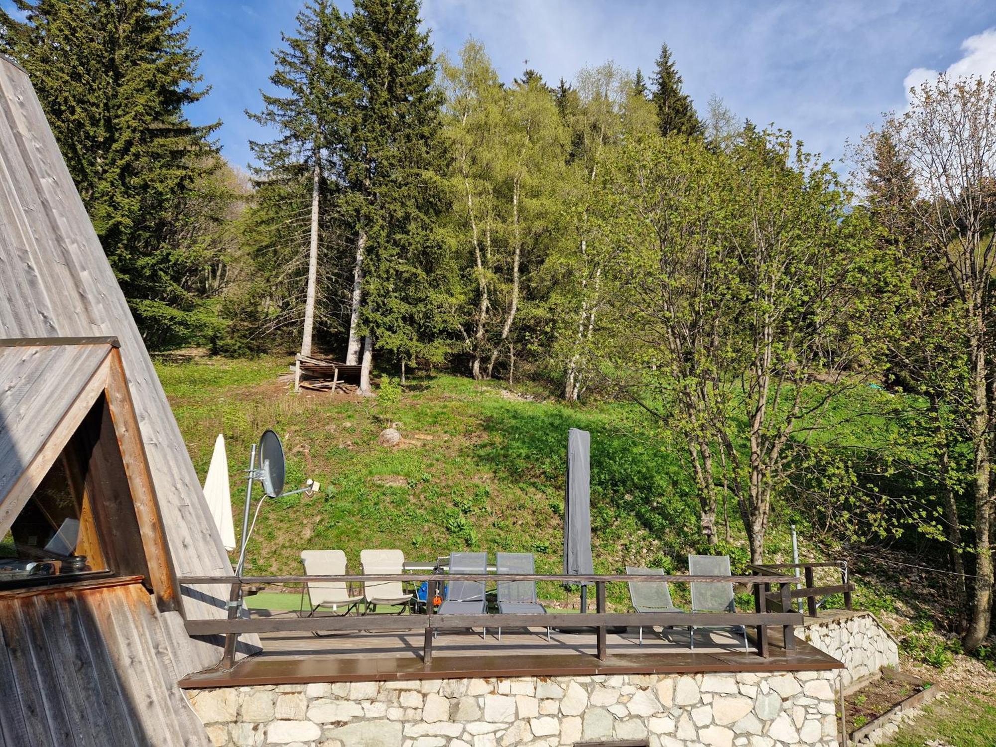 Le Chalet Pointu De Capucine Бур-Сен-Морис Экстерьер фото